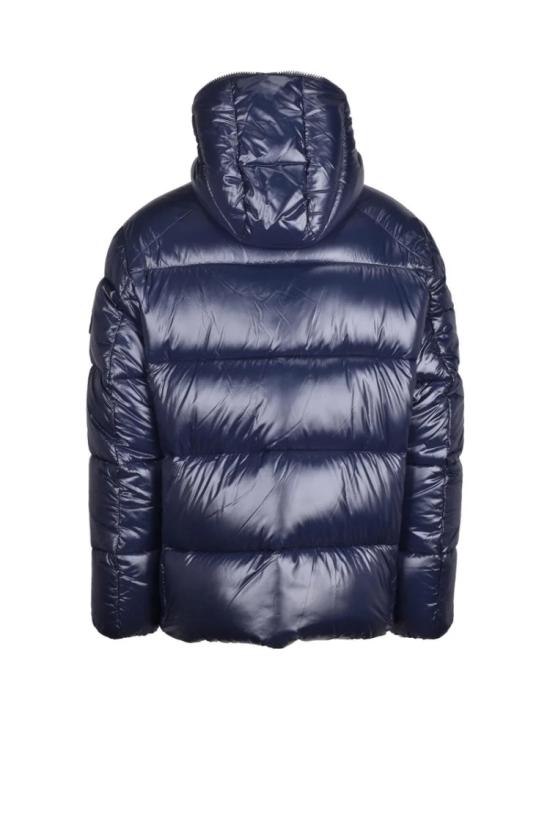  세이브더덕 자켓 지퍼 달린 다운 재킷 - 블루 - SAVE THE DUCK