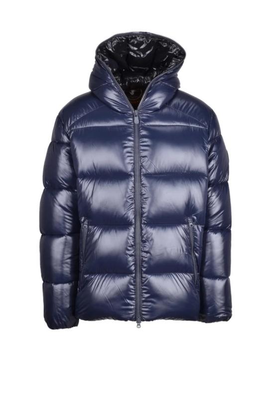  세이브더덕 자켓 지퍼 달린 다운 재킷 - 블루