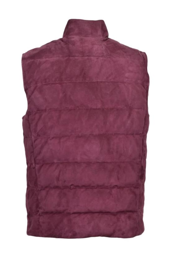  일레븐티 자켓 양면 착용 가능한 스웨이드 조끼 - 레드 - ELEVENTY