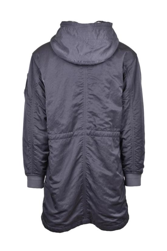  씨피 컴퍼니 자켓 플러시 안감이 있는 긴 회색 재킷 - C.P. COMPANY