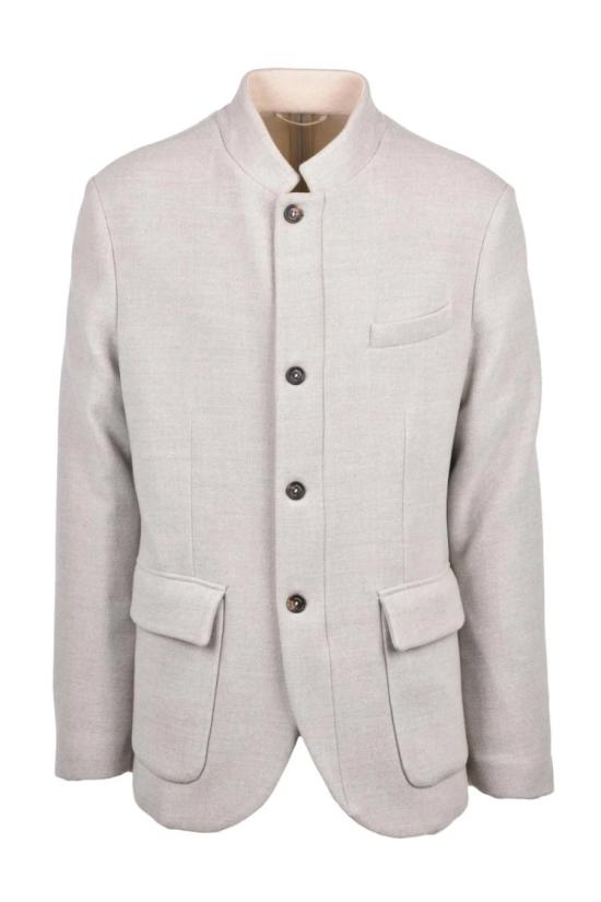  일레븐티 자켓 한국산 천 재킷 - 연회색