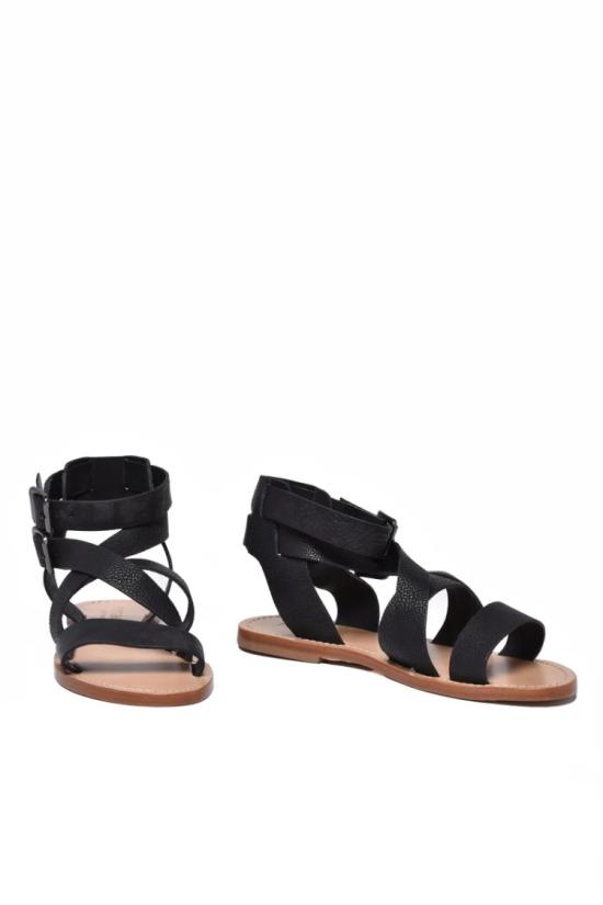 25SS Post & Co 샌들 가죽 스트랩  - 블랙 - OTHER BRANDS