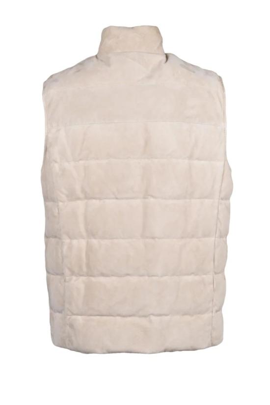  일레븐티 자켓 가죽 조끼 - 베이지색 - ELEVENTY