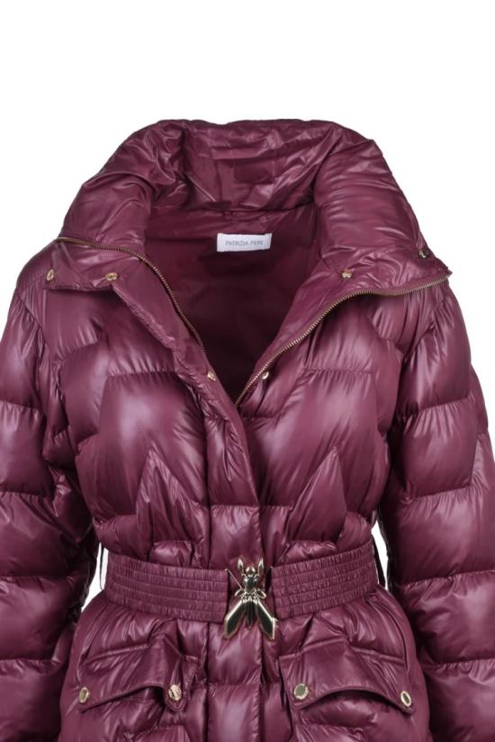  파트리지아페페 자켓 긴 다운 재킷 - 퍼플 - PATRIZIA PEPE