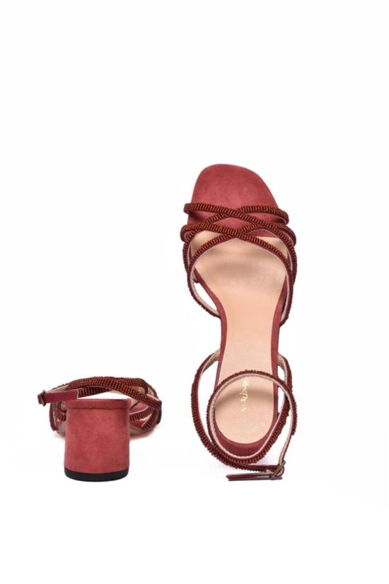 25SS 말리파르미 샌들 힐  - 레드 - MALÌPARMI