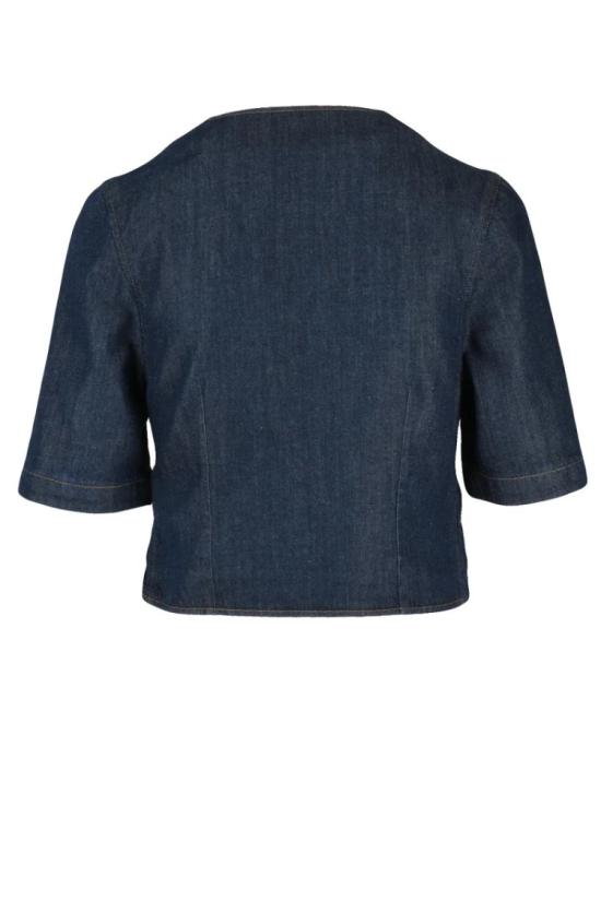 25SS 오피신 제네랄 자켓 볼레로 재킷 (면/라이오셀/모달 혼방) - 블루 - OFFICINE GENERALE