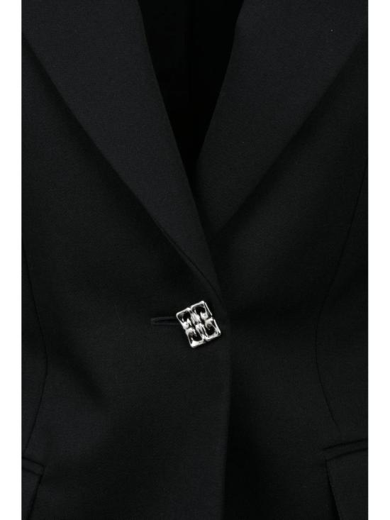 25SS 지방시 자켓 슬림핏 버진 울 재킷 - 블랙 - GIVENCHY