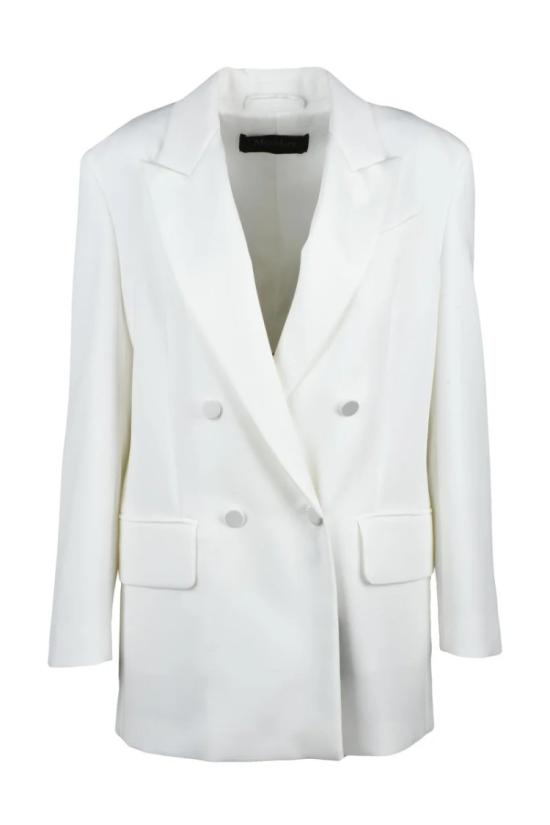 25SS 막스마라 자켓 가바라 더블 브레스트 재킷 - 화이트