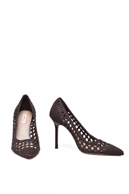 25SS 마렐라 힐/펌프스 하이힐 펌프스 - 브라운 - MARELLA