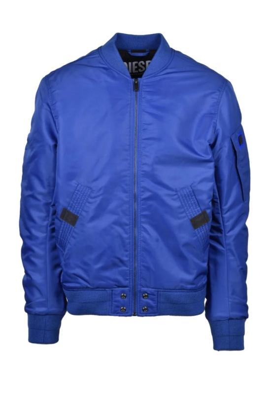  디젤 자켓 패딩 봄버 재킷 - 블루