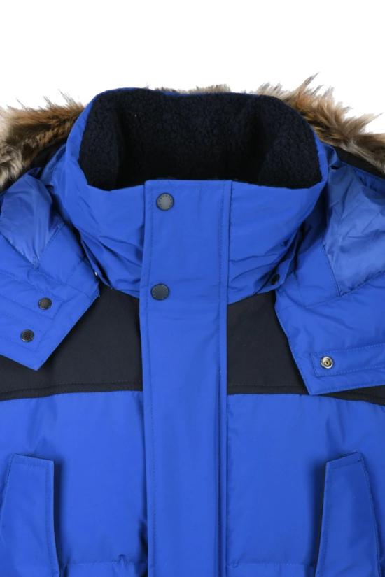  폴앤샤크 자켓 긴 다운 재킷 - 블루 - PAUL & SHARK