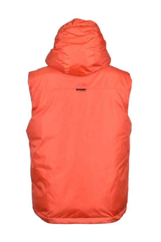  아웃데어 자켓 패딩 조끼 맥시 포켓 - 레드 - OUTHERE