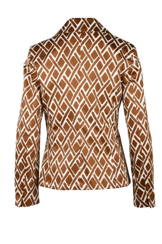 25SS 페니 블랙 자켓 나봇 슬림핏 재킷 - 베이지/러스트 - PENNYBLACK