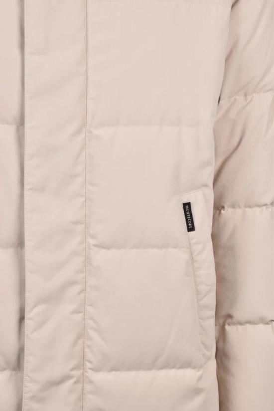  몬테꼬레 자켓 긴 다운 재킷 - 베이지색 - MONTECORE
