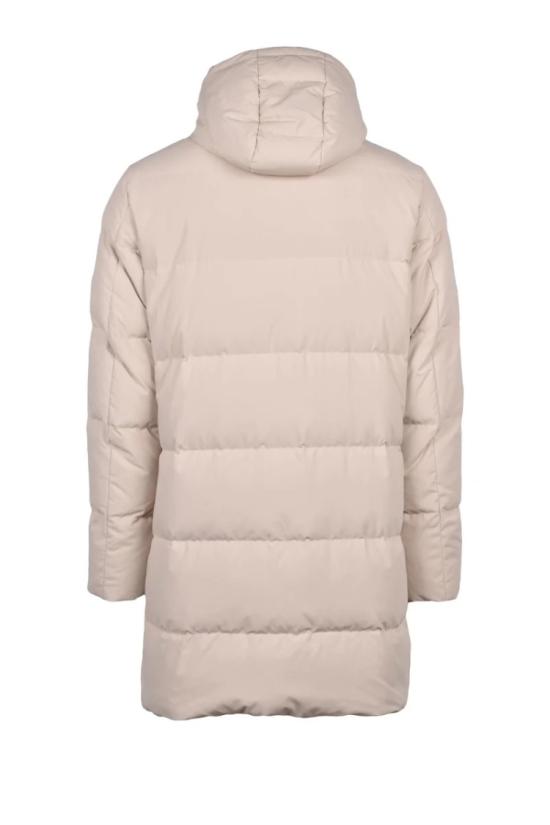  몬테꼬레 자켓 긴 다운 재킷 - 베이지색 - MONTECORE