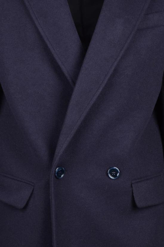  다니엘알렉산드리니 자켓 더블 브레스트 코트 - 블루 - DANIELE ALESSANDRINI