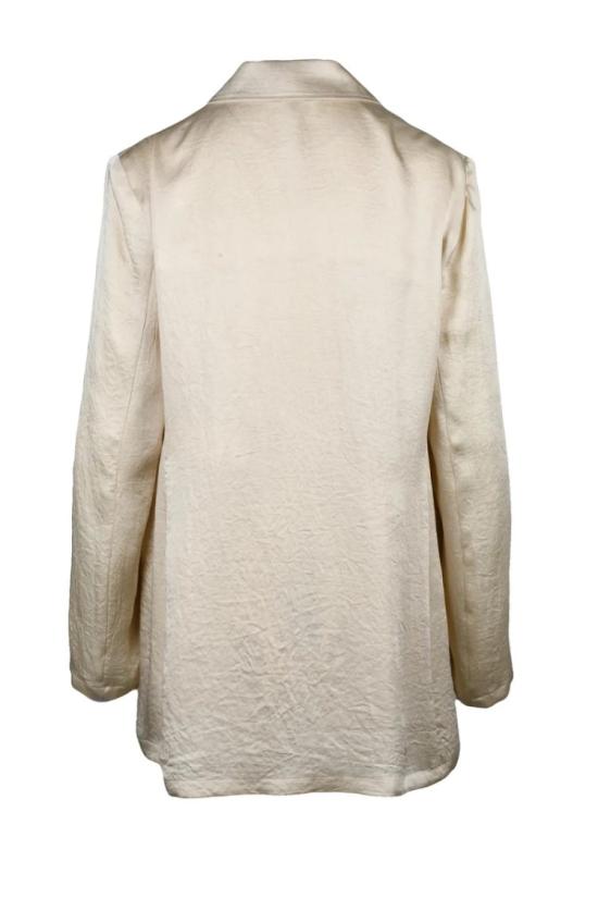 25SS 마렐라 모노크롬 자켓 Seltz 새틴 블레이저 재킷 - 베이지 - MARELLA MONOCHROME