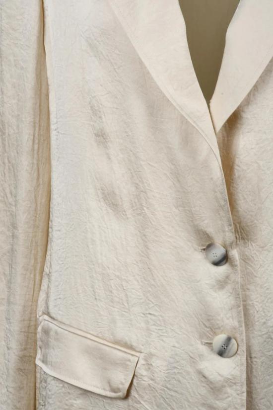 25SS 마렐라 모노크롬 자켓 Seltz 새틴 블레이저 재킷 - 베이지 - MARELLA MONOCHROME