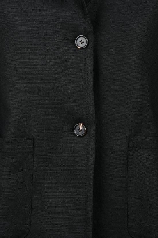 25SS 막스마라 자켓 스트레이트 린넨 재킷 - 블랙 - MAX MARA