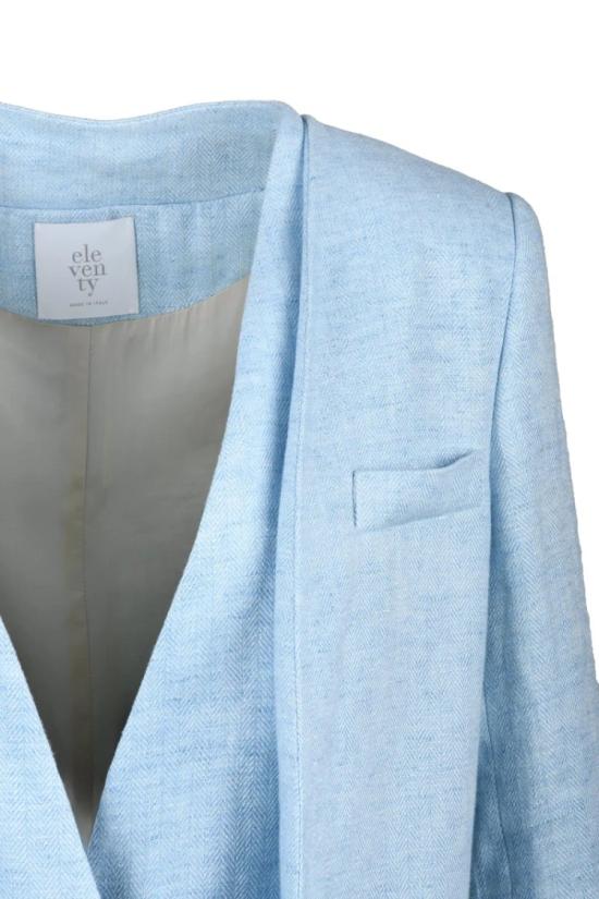 25SS 일레븐티 자켓 둥근 파란색 재킷 - ELEVENTY