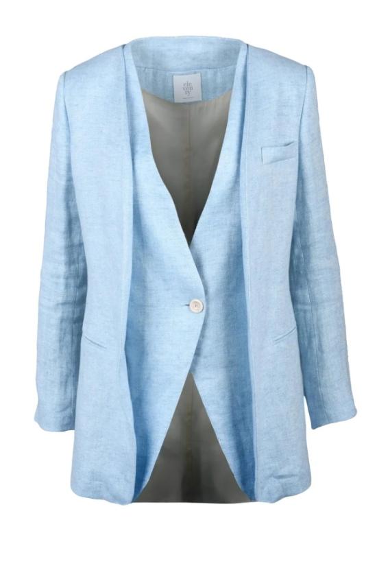 25SS 일레븐티 자켓 둥근 파란색 재킷