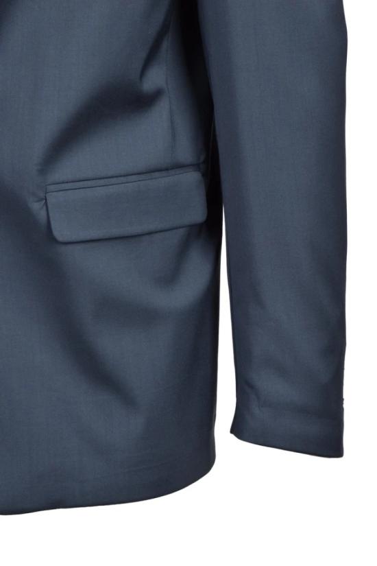  코스투메인 자켓 구조적인 블루 울 블레이저 - COSTUMEIN