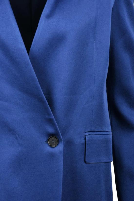 25SS 리비아나 콘티 자켓 새틴 블레이저 재킷 - 로얄 블루 - LIVIANA CONTI