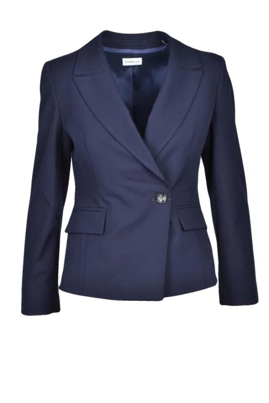25SS 마렐라 자켓 더블 브레스트 볼레로 재킷 - 블루