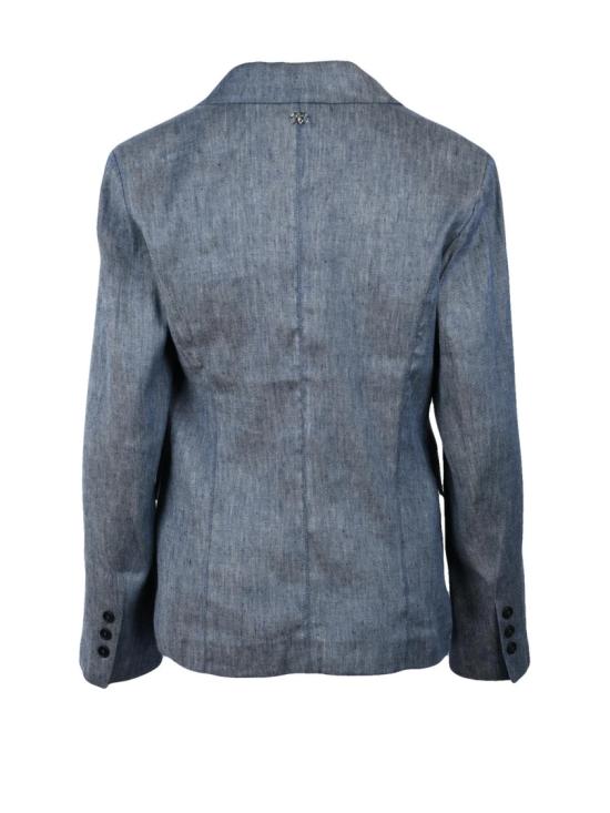 25SS 리우조 자켓 은은한 데님 질감의 테일러드 블레이저 - LIU JO