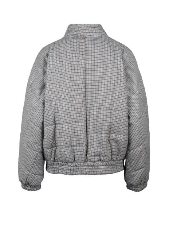 25SS 수비니어 자켓 패딩 봄버 재킷 - 브라운/블루 - SOUVENIR