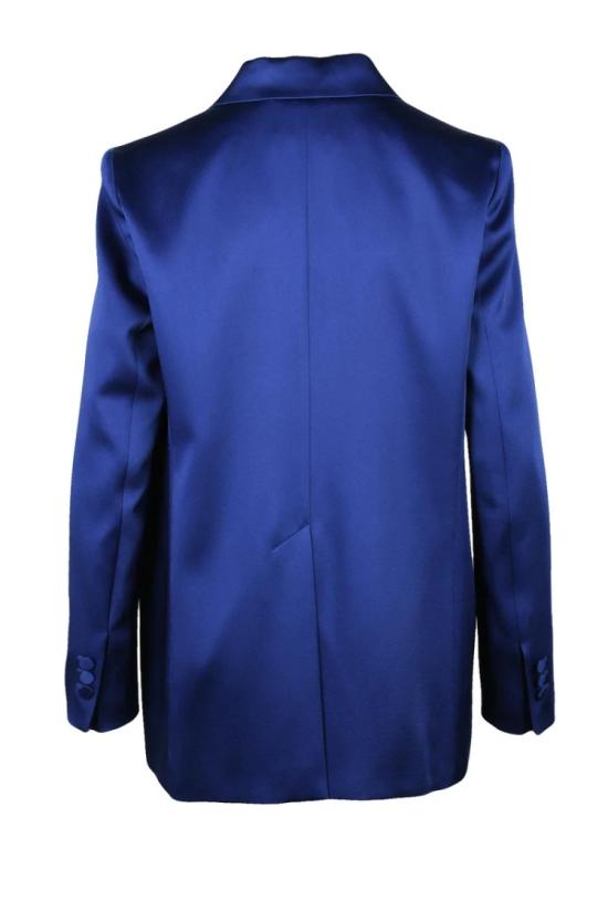 25SS 막스마라 자켓 스튜디오 새틴 재킷 - 블루 - MAX MARA