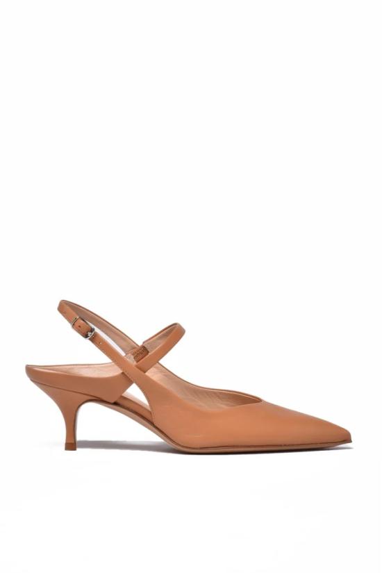 25SS 굴리엘모 로타 힐/펌프스 굽 높이 6cm의 베이지색 펌프스