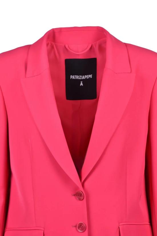  파트리지아페페 자켓 둥근 재킷 - 푸시아 - PATRIZIA PEPE