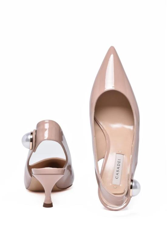 25SS 카사데이 힐/펌프스 에나멜 가죽 펌프스 - CASADEI