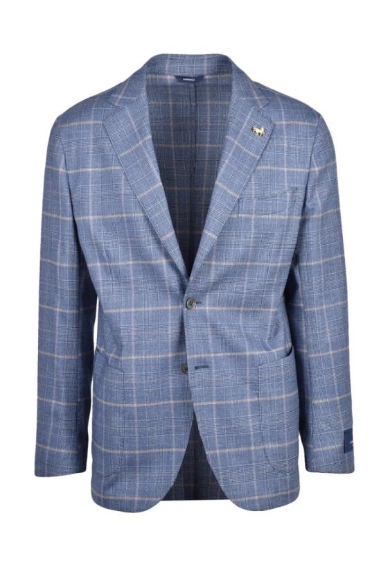  톰볼리니 자켓 울 스트레치 재킷 - 블루