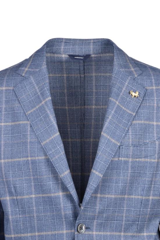  톰볼리니 자켓 울 스트레치 재킷 - 블루 - TOMBOLINI