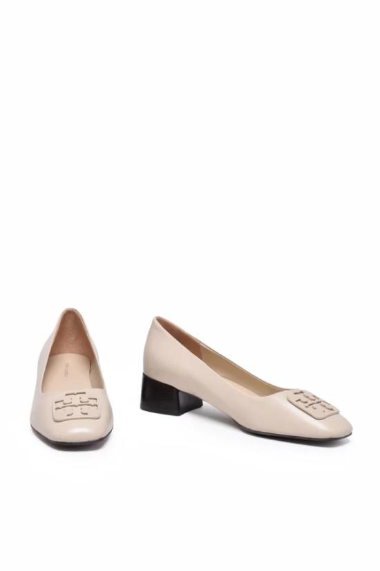 25SS 토리버치 힐/펌프스 특허 펌프스 - 크림 - TORY BURCH