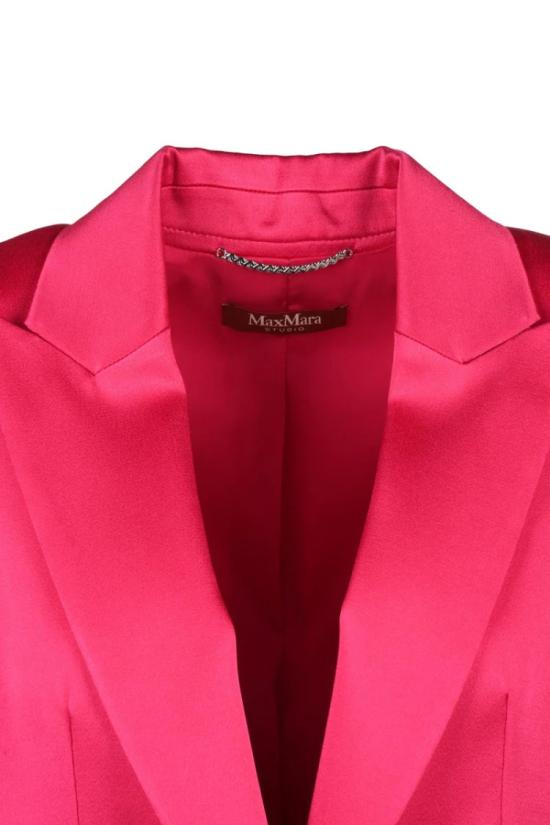 25SS 막스마라 자켓 스튜디오 새틴 재킷 - 푸시아 - MAX MARA