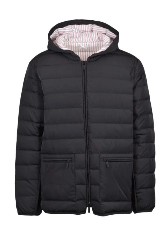  톰브라운 자켓 센토그램미 코트 - 블랙