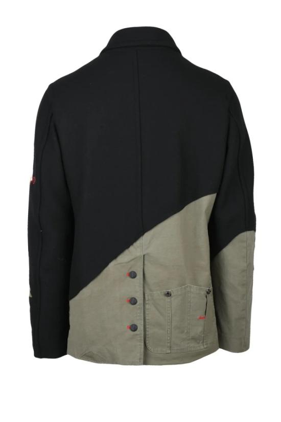  폴앤샤크 자켓 피코트 울 캐시미어 - 블랙 - PAUL & SHARK