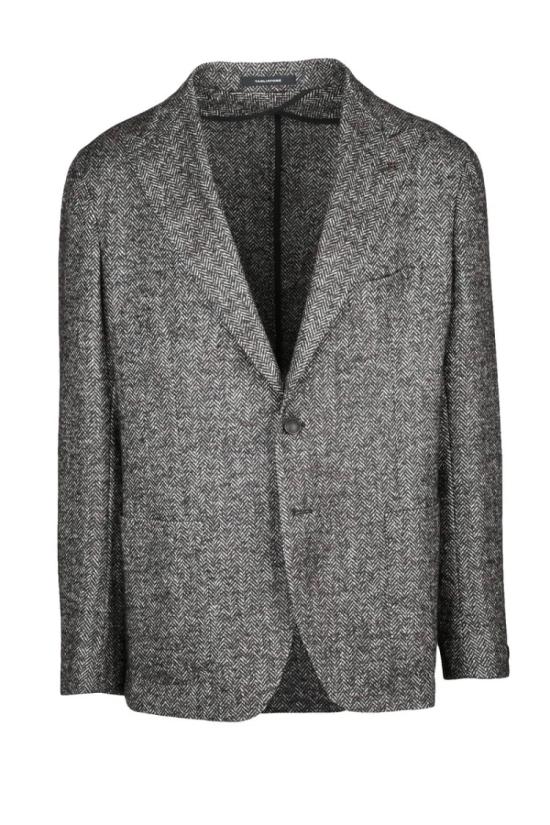  딸리아토레 자켓 울/알파카 블레이저 재킷 - 브라운/블랙