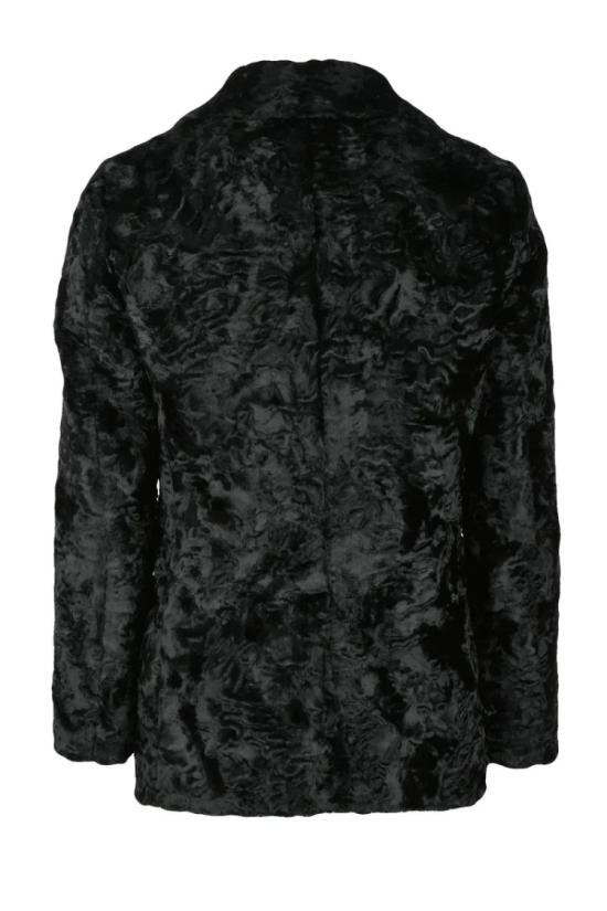  Michele Paoloni 자켓 인조 모피 코트 - 블랙 - OTHER BRANDS