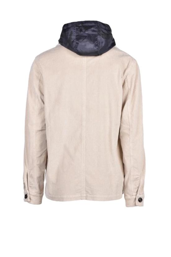  메이슨 자켓 벨벳 셔츠 재킷 - 베이지 - MASON'S