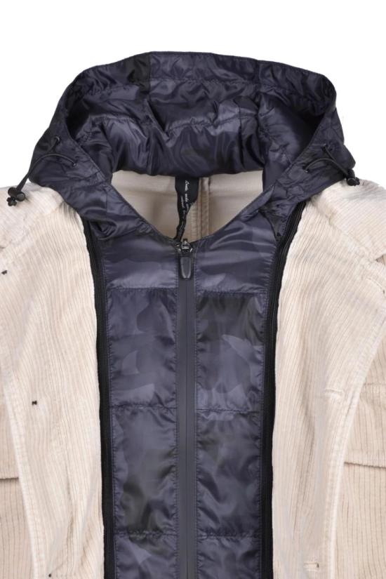  메이슨 자켓 벨벳 셔츠 재킷 - 베이지 - MASON'S