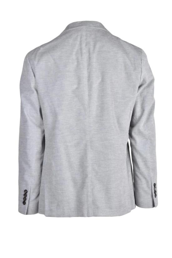  일레븐티 자켓 벨벳 코튼 재킷 - 라이트 그레이 - ELEVENTY