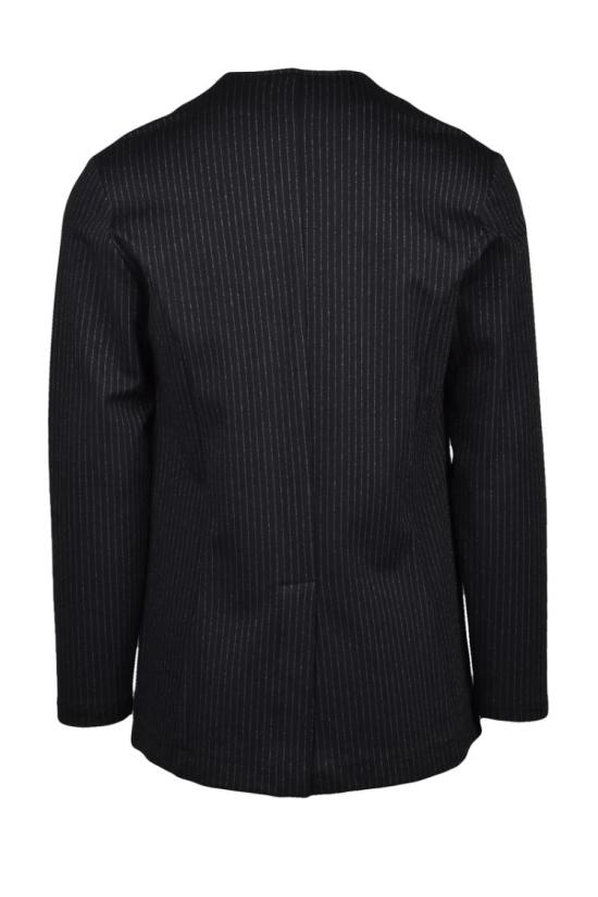  A.M.Couture 자켓 블랙 컬러의 울/비스코스 소재 스트레이트 블레이저 - OTHER BRANDS