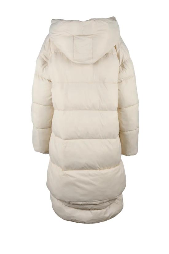  캐네디언 자켓 긴 다운 재킷 - 화이트 - CANADIAN