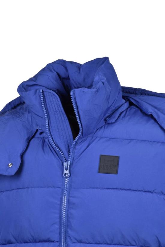  디젤 자켓 패딩 조끼 - 블루 - DIESEL