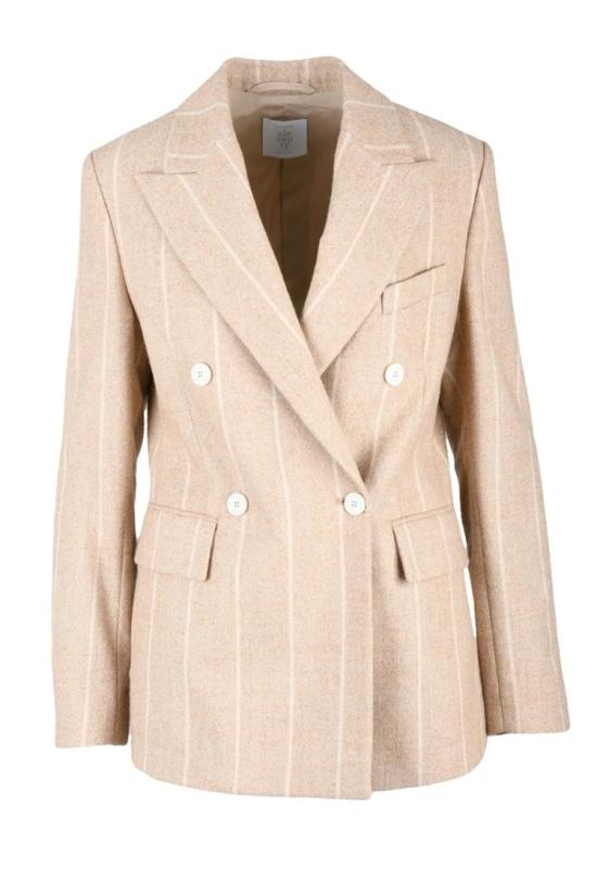  일레븐티 자켓 더블 브레스트 재킷 - 베이지
