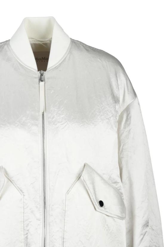  막스마라 자켓 이멜데 폭격기 - 화이트 펄 - MAX MARA